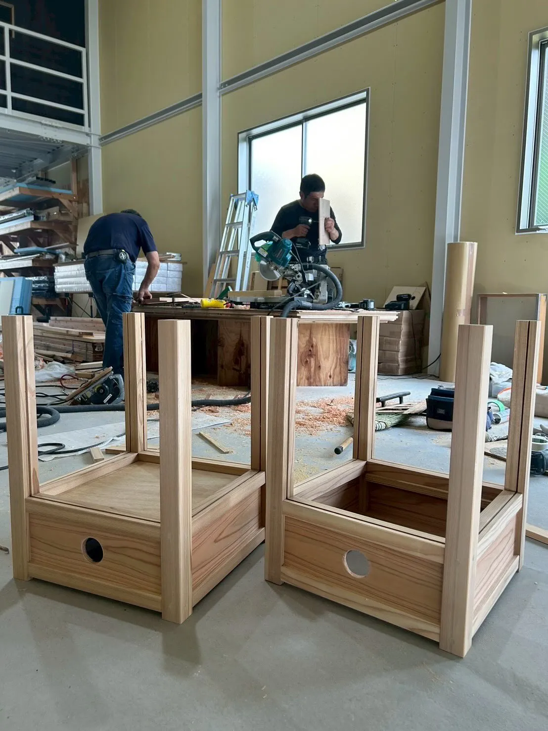 思い入れのある家紋入りの建具を行灯に…✨️