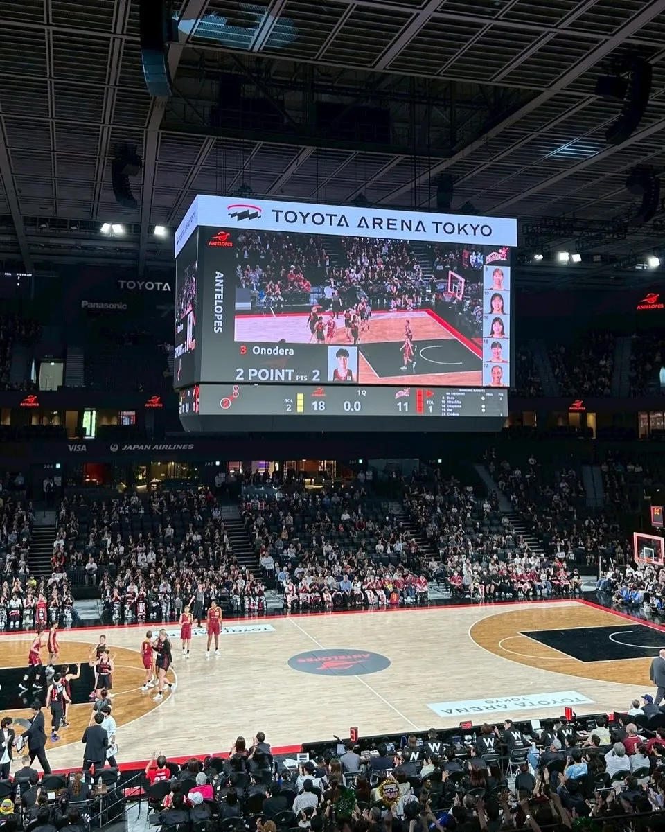 バスケ観戦に🏀💨