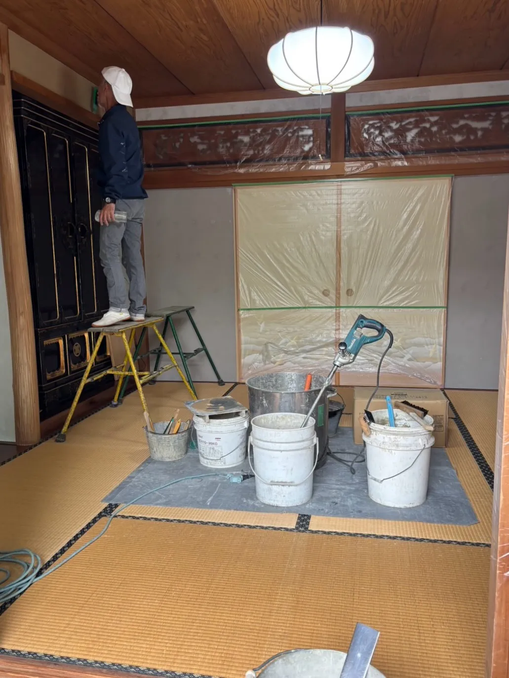 〜🏠M様邸 和室 壁の塗替え〜