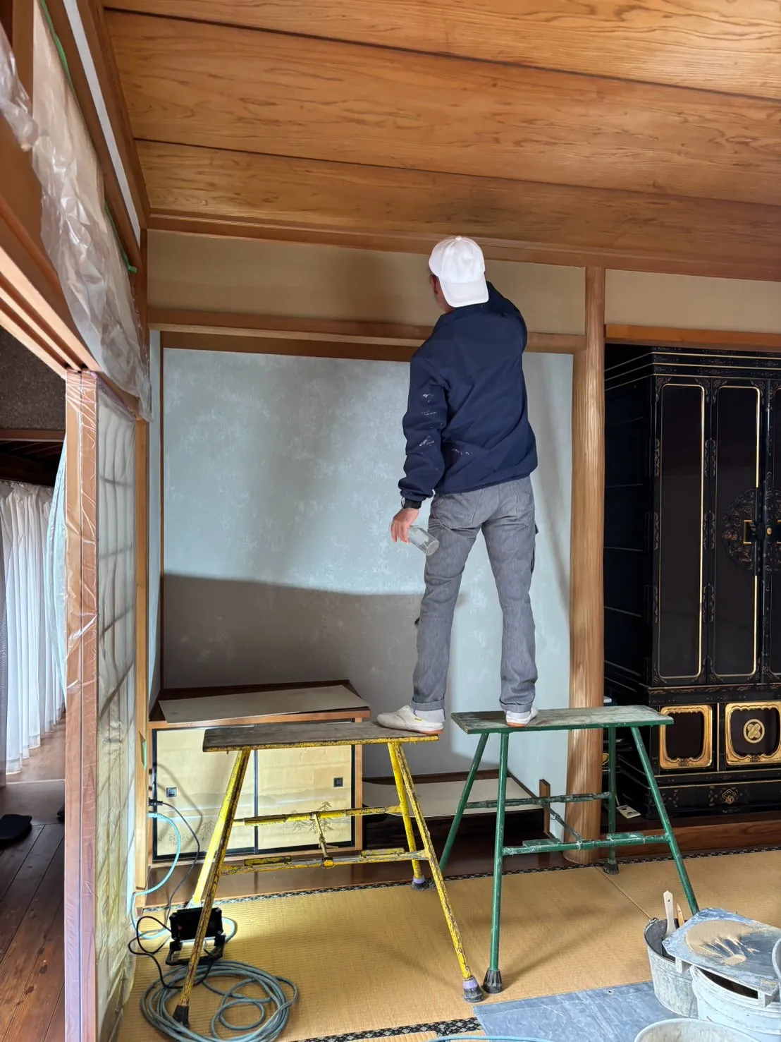〜🏠M様邸 和室 壁の塗替え〜